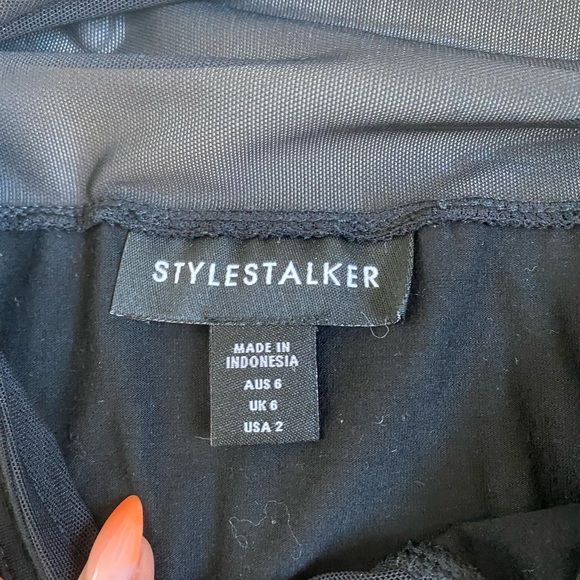 EUC Black short dress from StyleStalker, size 2 - Picture 4 of 6